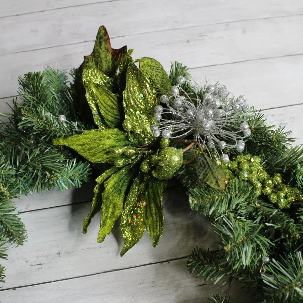 Artificial Christmas Wreath Evergreen Pine 21
